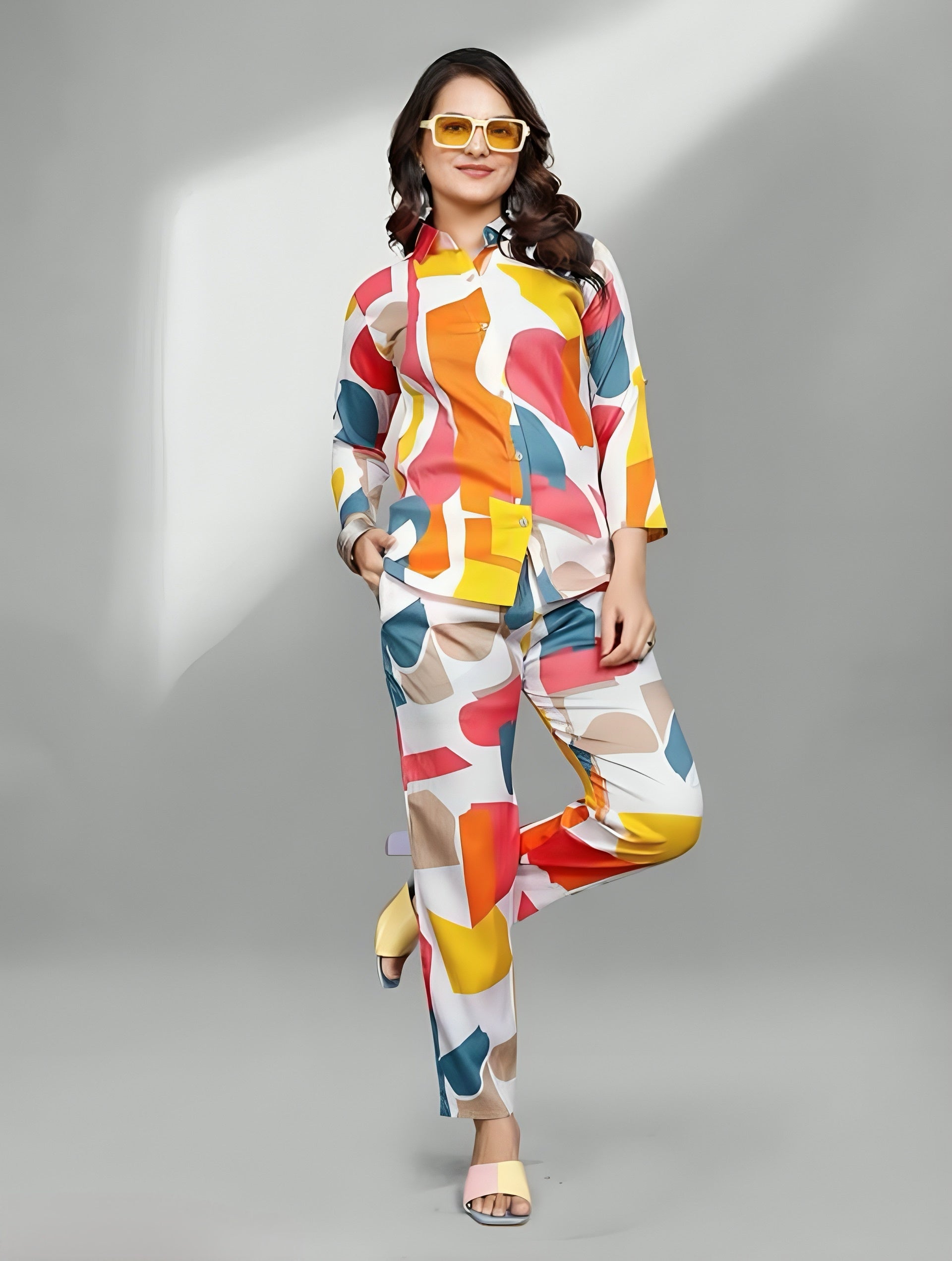 Multicolour Co-ord Set