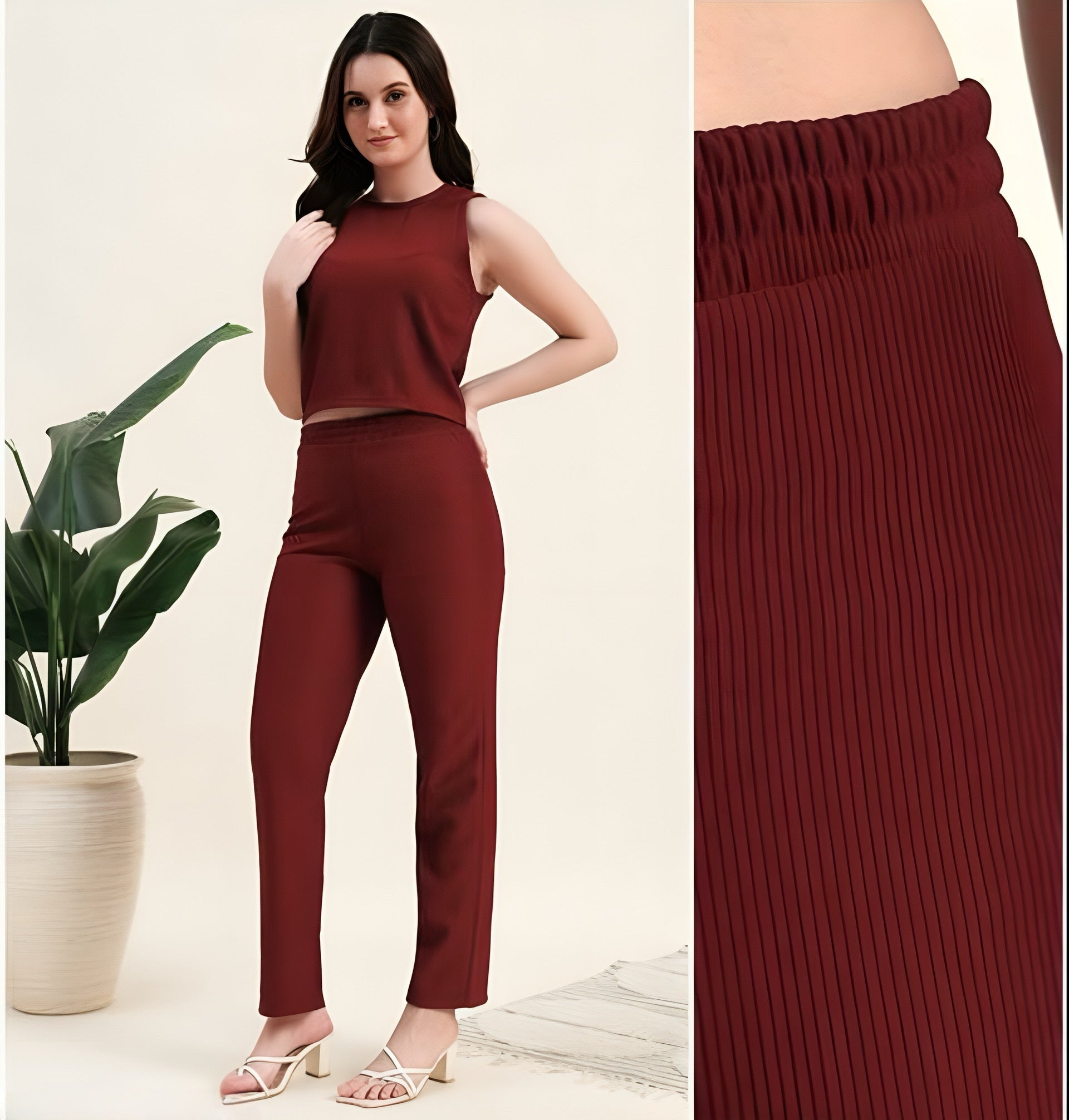 Sleeveless Fancy Co-ord Set ✨